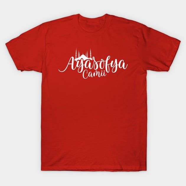 Ayasofya (Hagia Sophia) T-Shirt by Spaksu